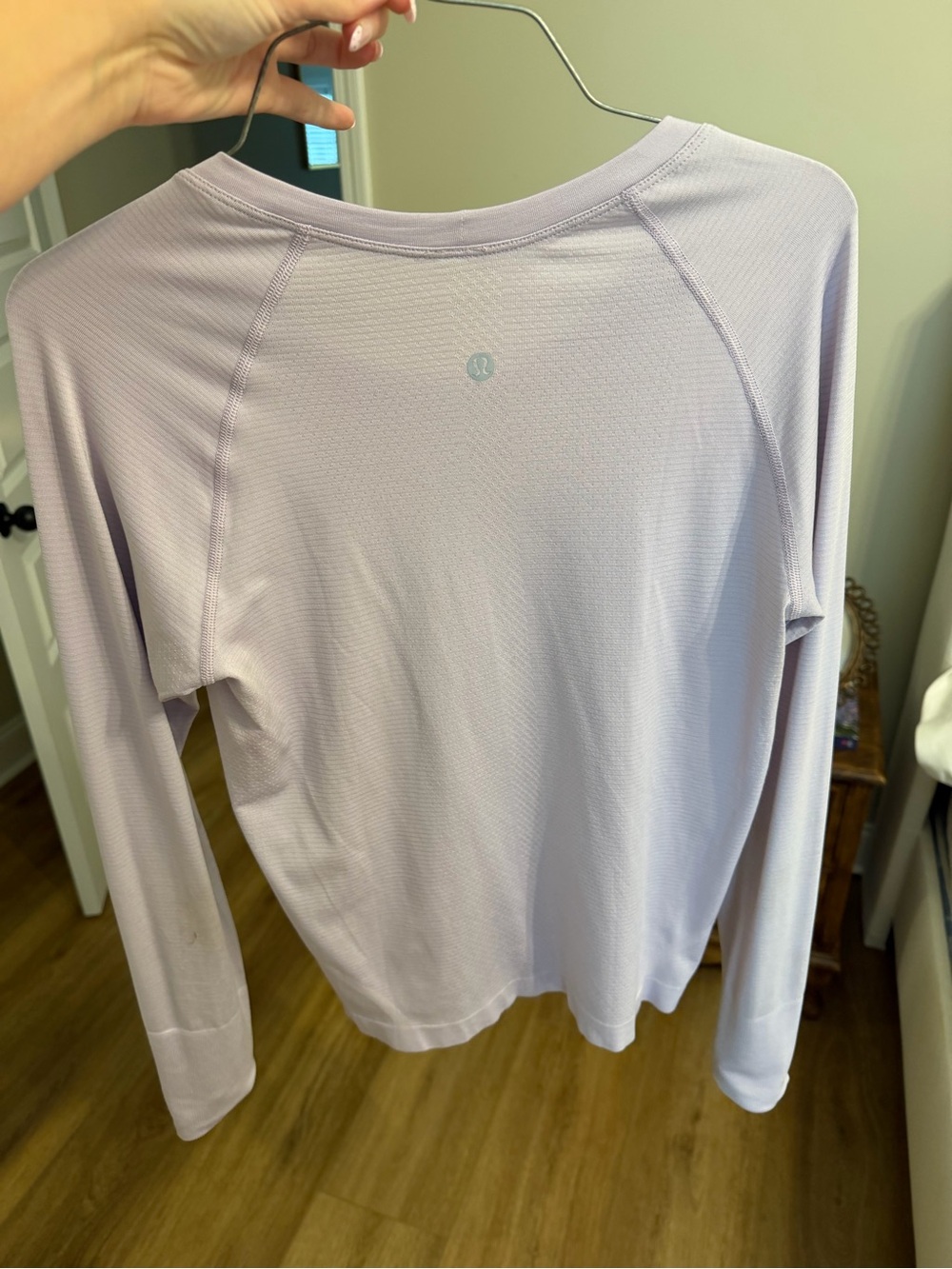 lululemon athletica Long Sleeve Top in Light Lavender